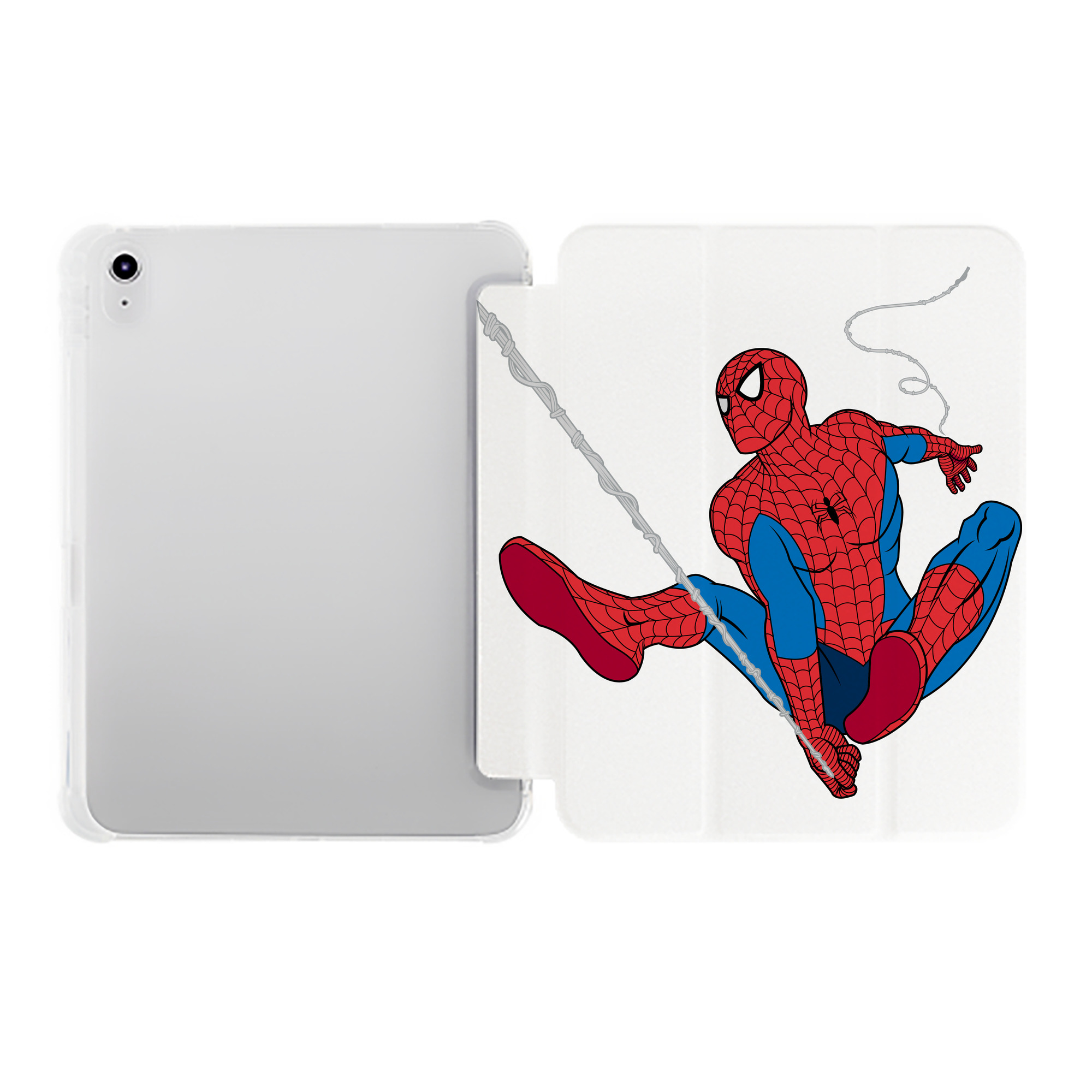 （画像用） アベンジャーズ The Avengers IPad ケース ペン収納付き 三つ折りスタンド PUレザー×シリコン 対応機種9.5/10.5/10.9インチ